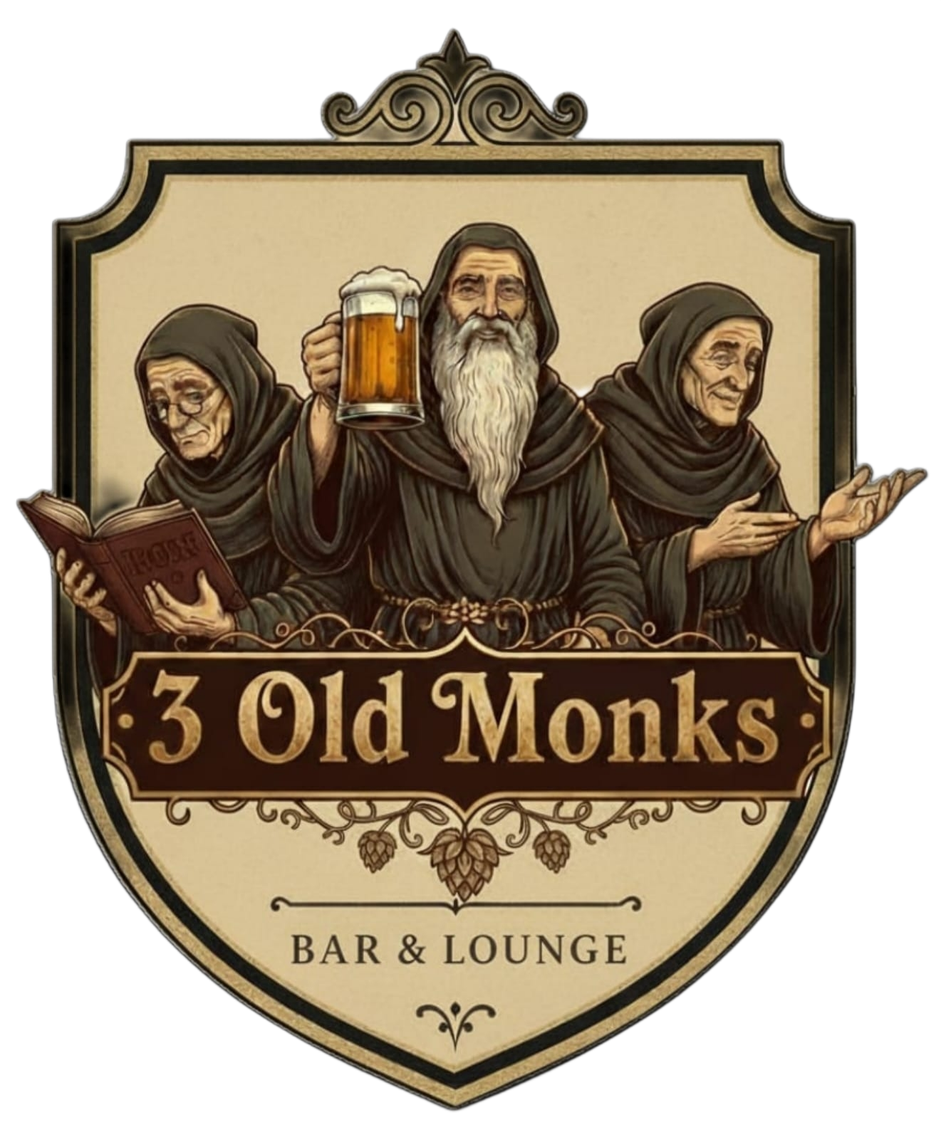 3 Old Monks Logo